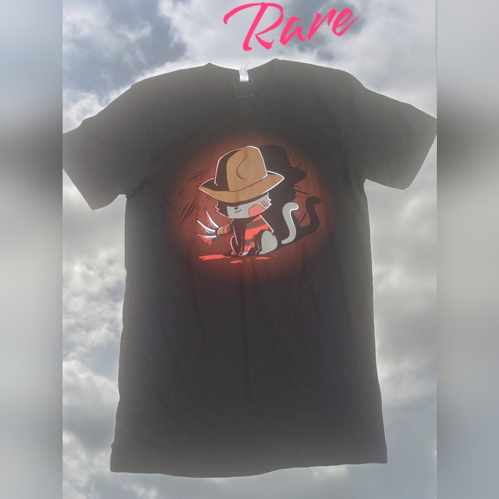 *0010 live and tell nightmare cat rare top women men Small